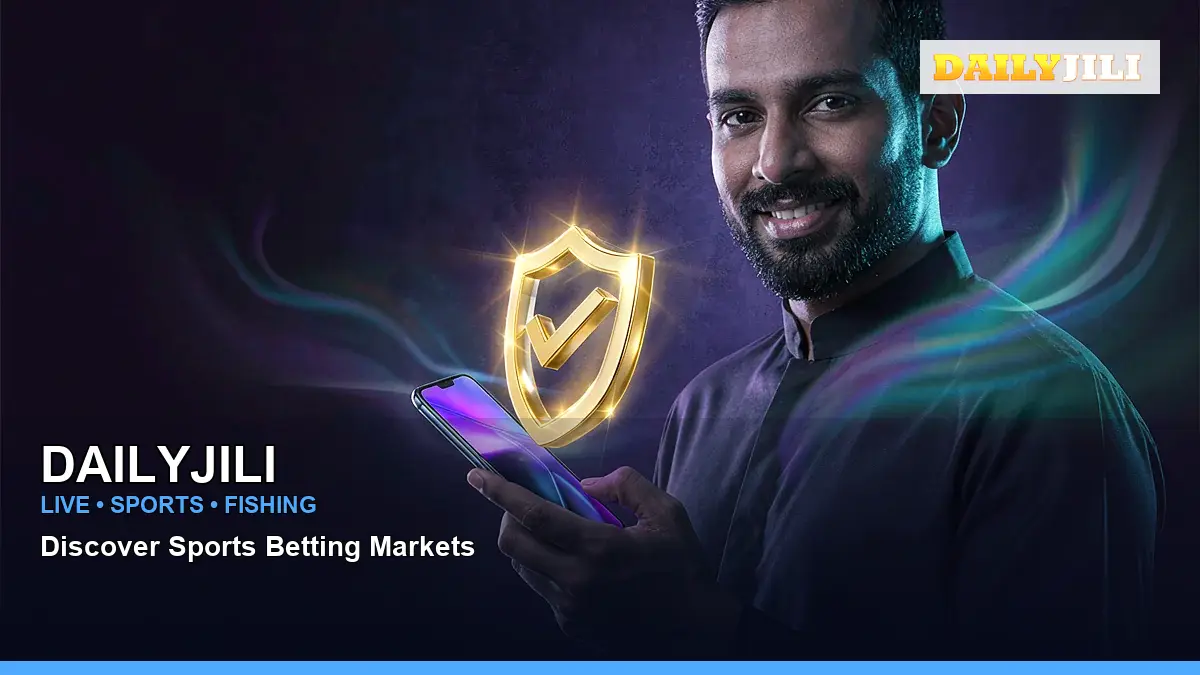DAILYJILI casino payment methods featuring an adult Filipina casino host with a shield confirm composition
