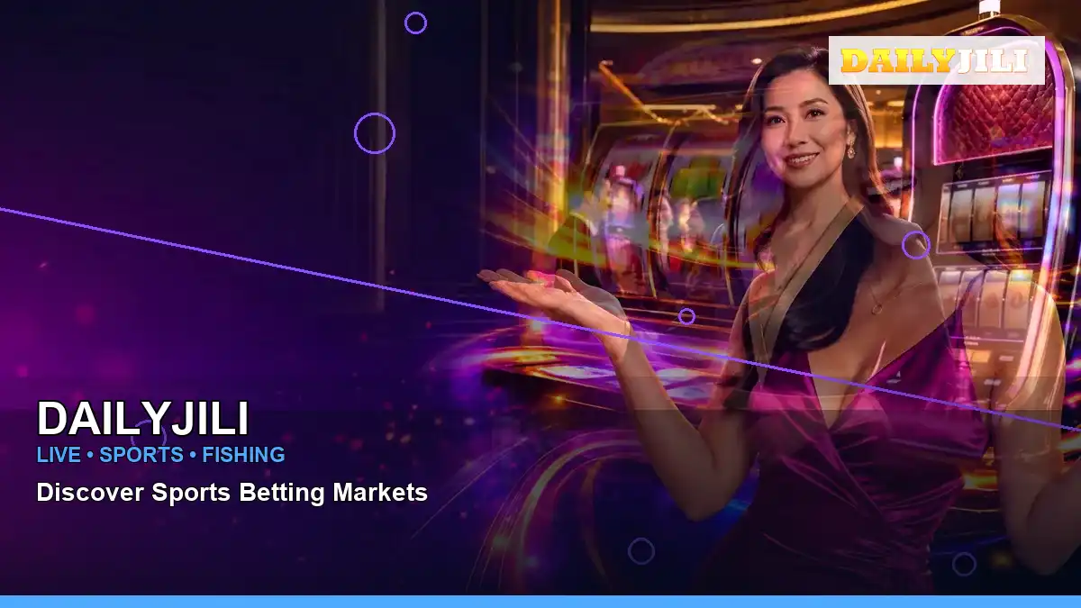DAILYJILI burst free spins slot games featuring an adult Filipina casino host with a wide-action composition